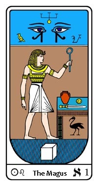 Tarot, Arcanum No.1, Egyptian Tarot, The Magus