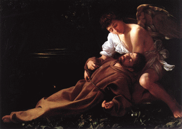 Sfantul Francisc in Extaz - Caravaggio