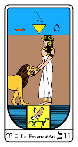 Tarot, Tarot No. 11 de Arcano, Tarot Egipcio