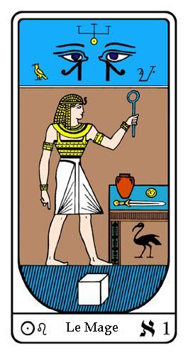 Tarot, Tarot - Arcane N°1, Tarot Égyptien
