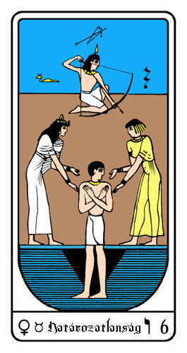 Tarot, 6. Arkánum, Egyiptomi Tarot