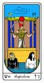 Tarot, 7. Arkánum - Egyiptomi Tarot