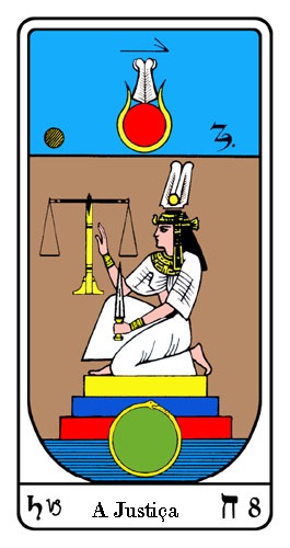 Tarot, Tarot No. 8 de Arcano, Tarot Egipcio