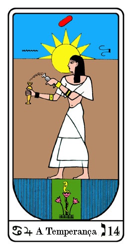 Tarot, Tarot No. 14 de Arcano, Tarot Egipcio