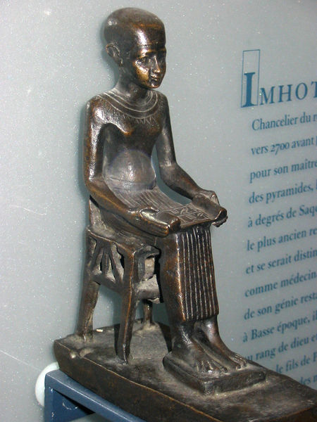 Imhotep szobor- Louvre