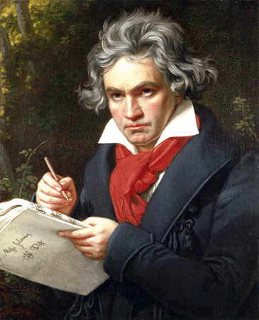 Ludwig van Beethoven by Joseph Carl Stieler