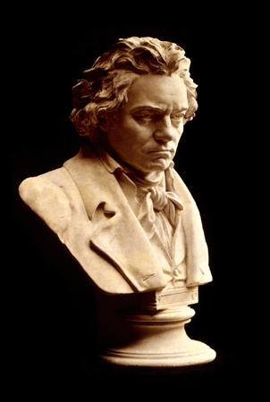 Beethoven mellszobor