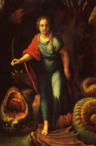 Giulio Romanio - Antióchiai Szent Margit