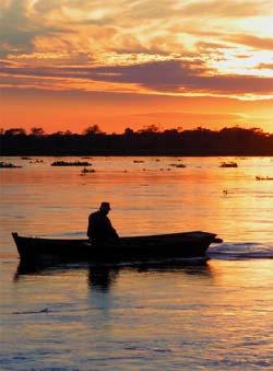 Psychic Loneliness - Man in boat