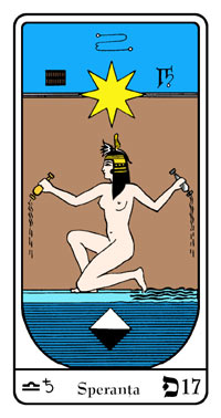 Tarot, Arcanul Nr.17 al Tarotului, Tarotul Egiptean, Speranţa