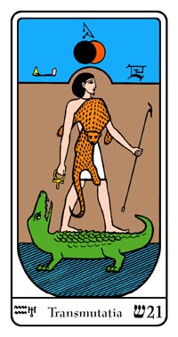 Tarot, Arcanul Nr.21 al Tarotului, Tarotul Egiptean, Transmutaţia