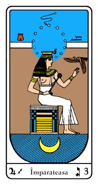 Tarot, Arcanul Nr.3 al Tarotului, Tarotul Egiptean< Imparateasa