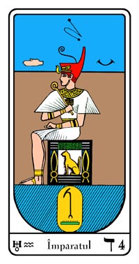 Tarot, Arcanul Nr.4 al Tarotului, Tarotul Egiptean, Imparatul