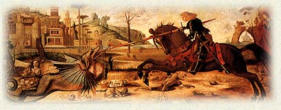 Saint George fighting the Dragon